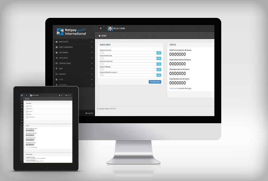 Netpay - admincash